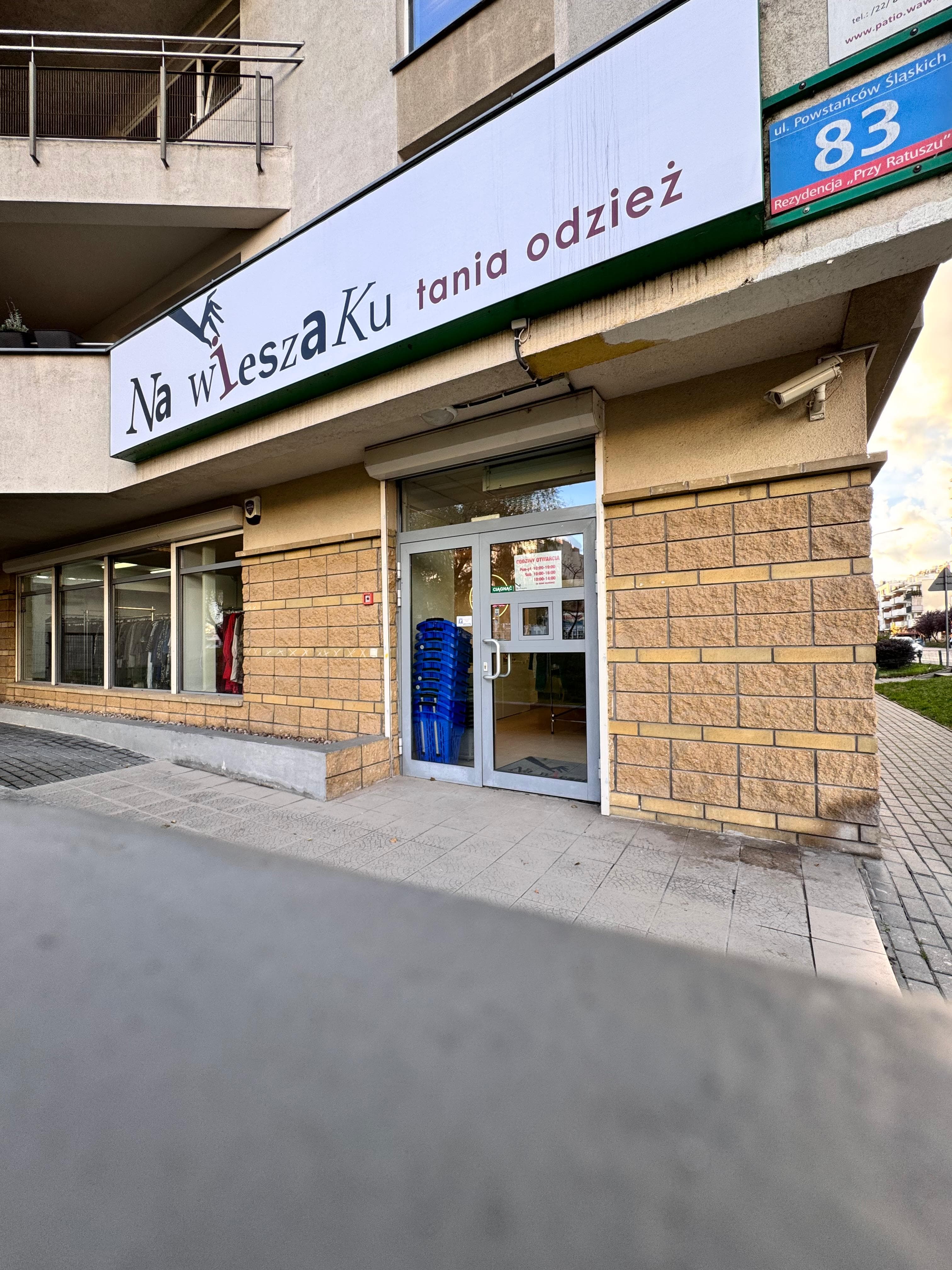 Na Wieszaku Tania Odzież Bemowo